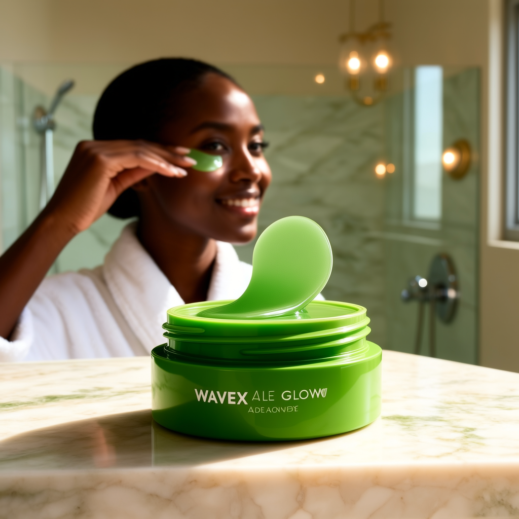 WaveX™ Aloe Glow Under-Eye Gel Patches 60pcs