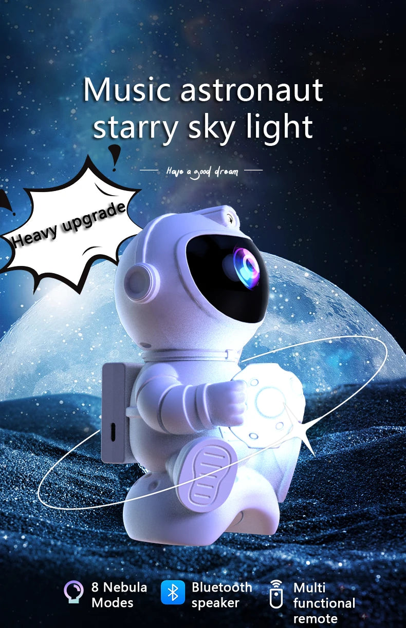 WaveX™ Astronaut LED Star Projector Night Light