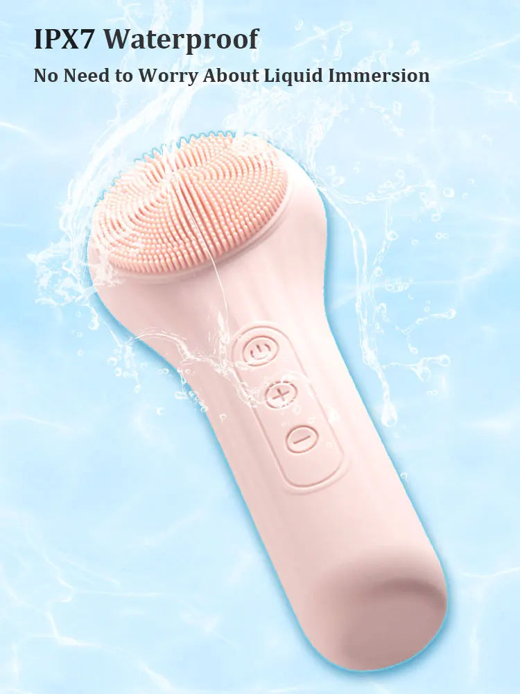 WaveX™ Sonic Waterproof Facial Cleansing Brush