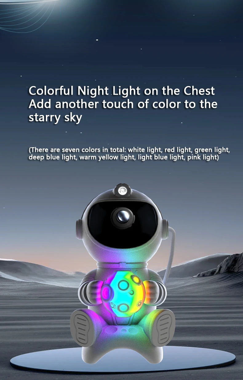 WaveX™ Astronaut LED Star Projector Night Light