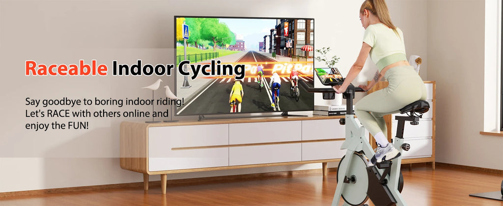 WaveX™ Superun 32-Level Magnetic Exercise Bike – Quiet Home Cycling