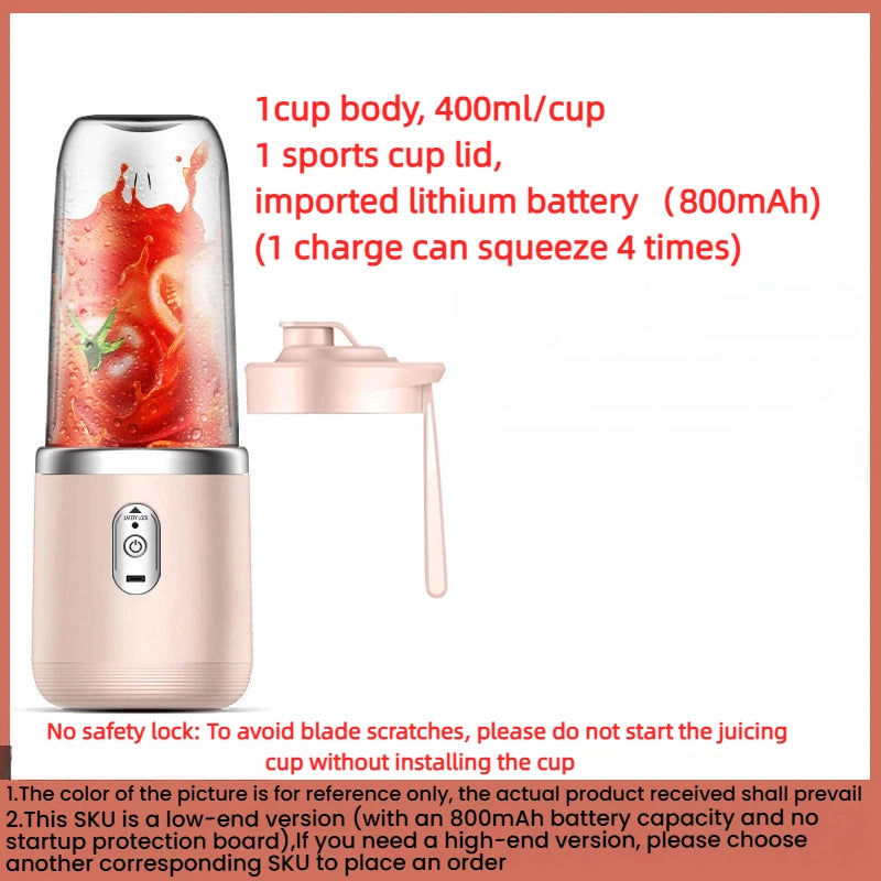 WaveX™ Portable Juicer & Shake Mixer