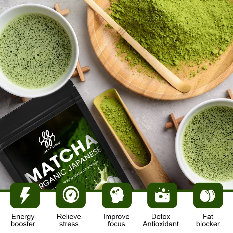 WaveX™ Organic Japanese Matcha – Ceremonial Grade Superfood Tea