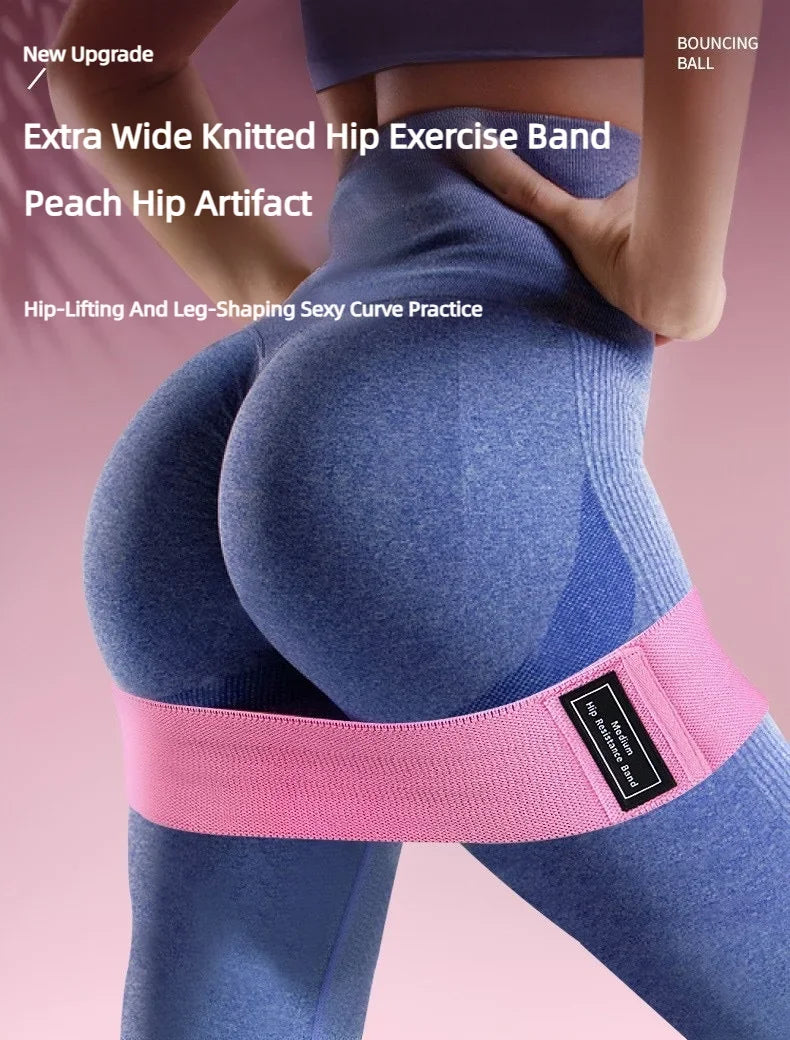 WaveX™ Fabric Booty Bands – 3-Piece Glute & Thigh Set