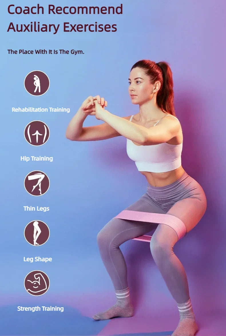 WaveX™ Fabric Booty Bands – 3-Piece Glute & Thigh Set
