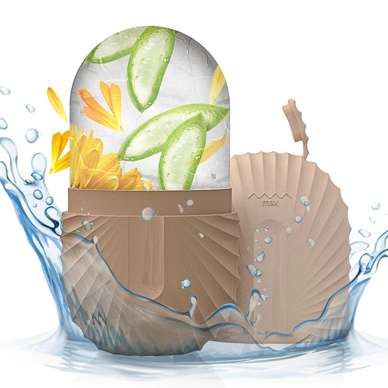 WaveX™ Ice Face Roller Ice Cube Beauty Massage Silicone Ice Mold