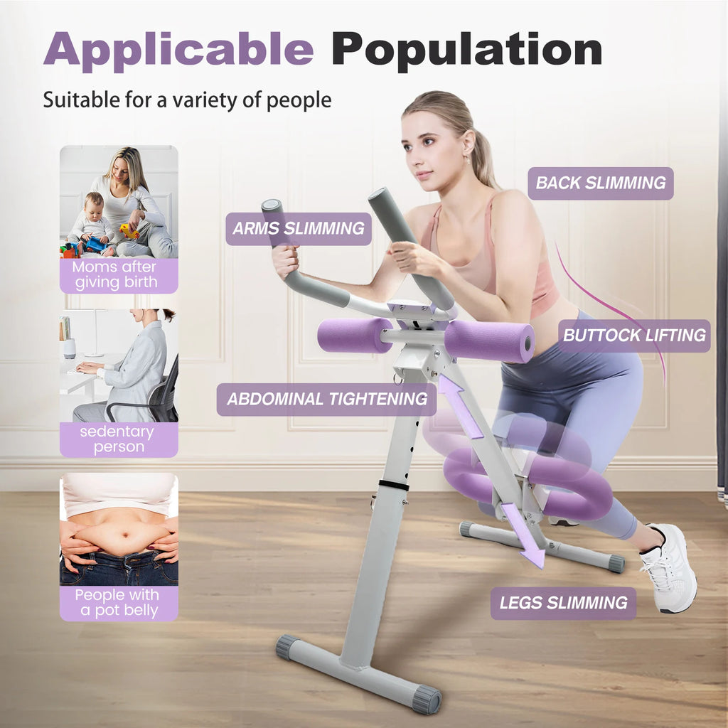 WaveX™ Ab Trainer Machine with LCD Monitor