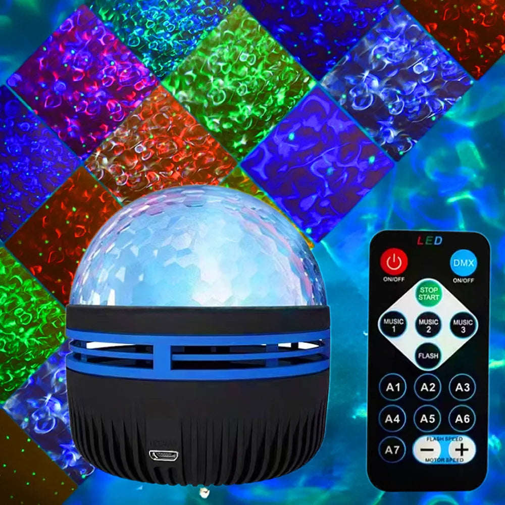 WaveX™ USB Galaxy Projector Aurora