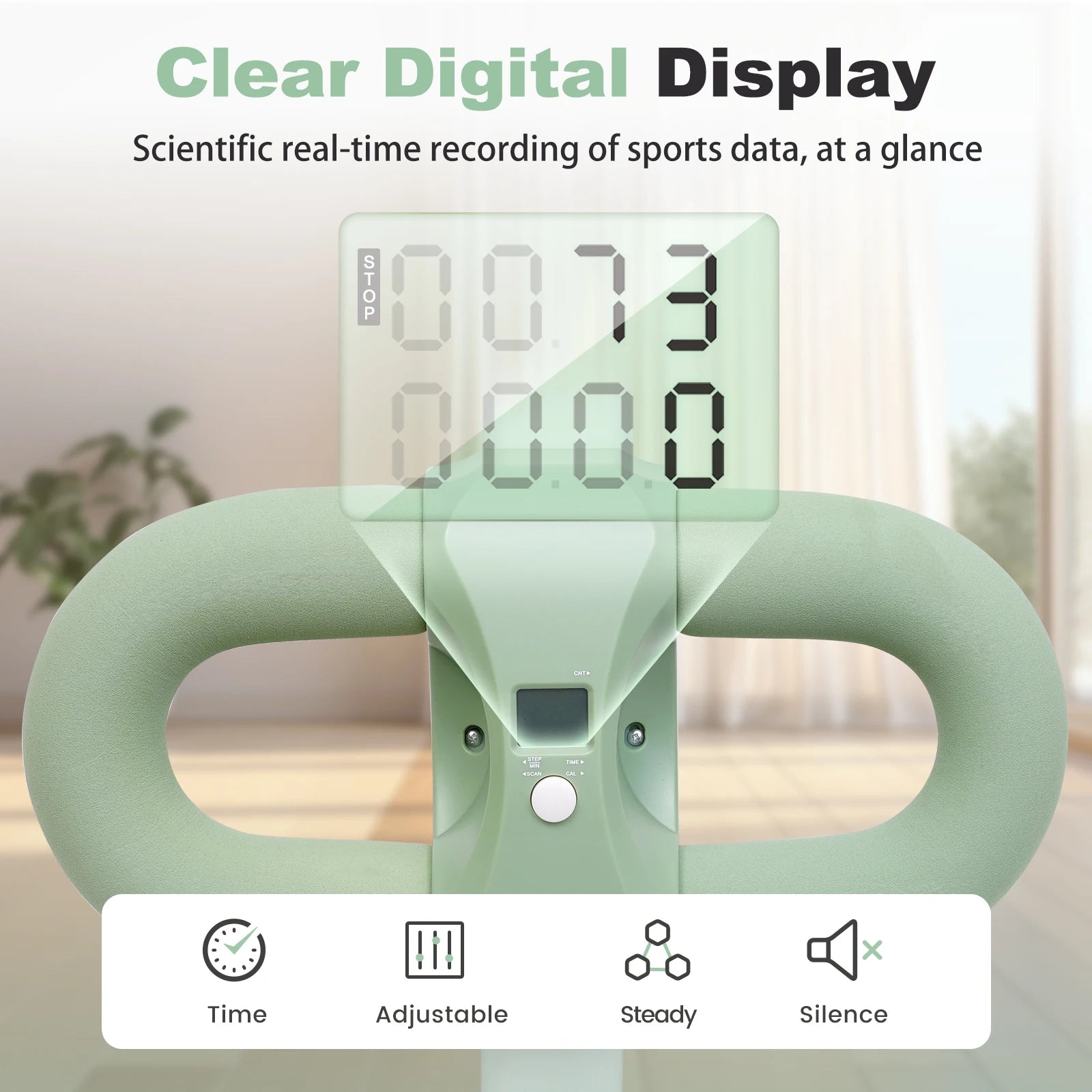 WaveX™ Ab Trainer Machine with LCD Monitor