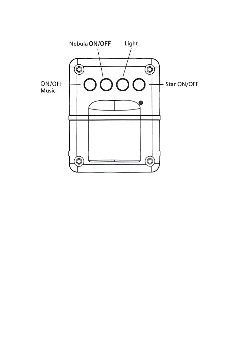 WaveX™ Astronaut LED Star Projector Night Light