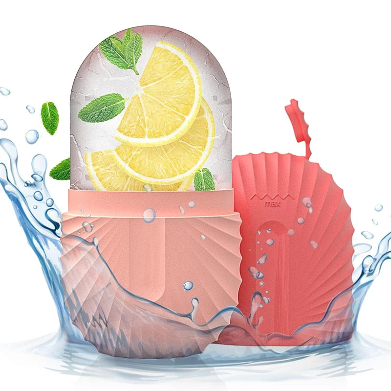 WaveX™ Ice Face Roller Ice Cube Beauty Massage Silicone Ice Mold