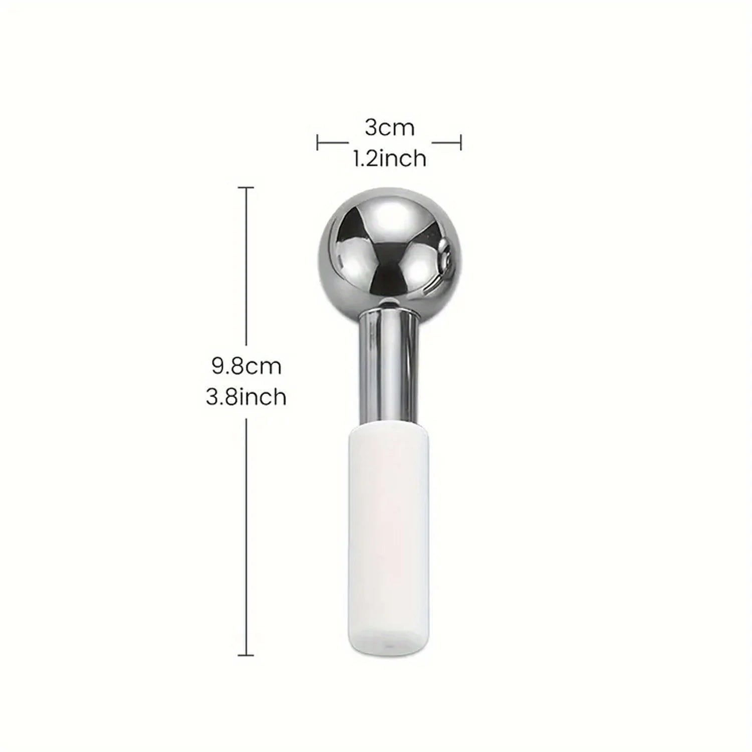 WaveX™ Stainless Steel Ice Globes Cooling Facial Sticks