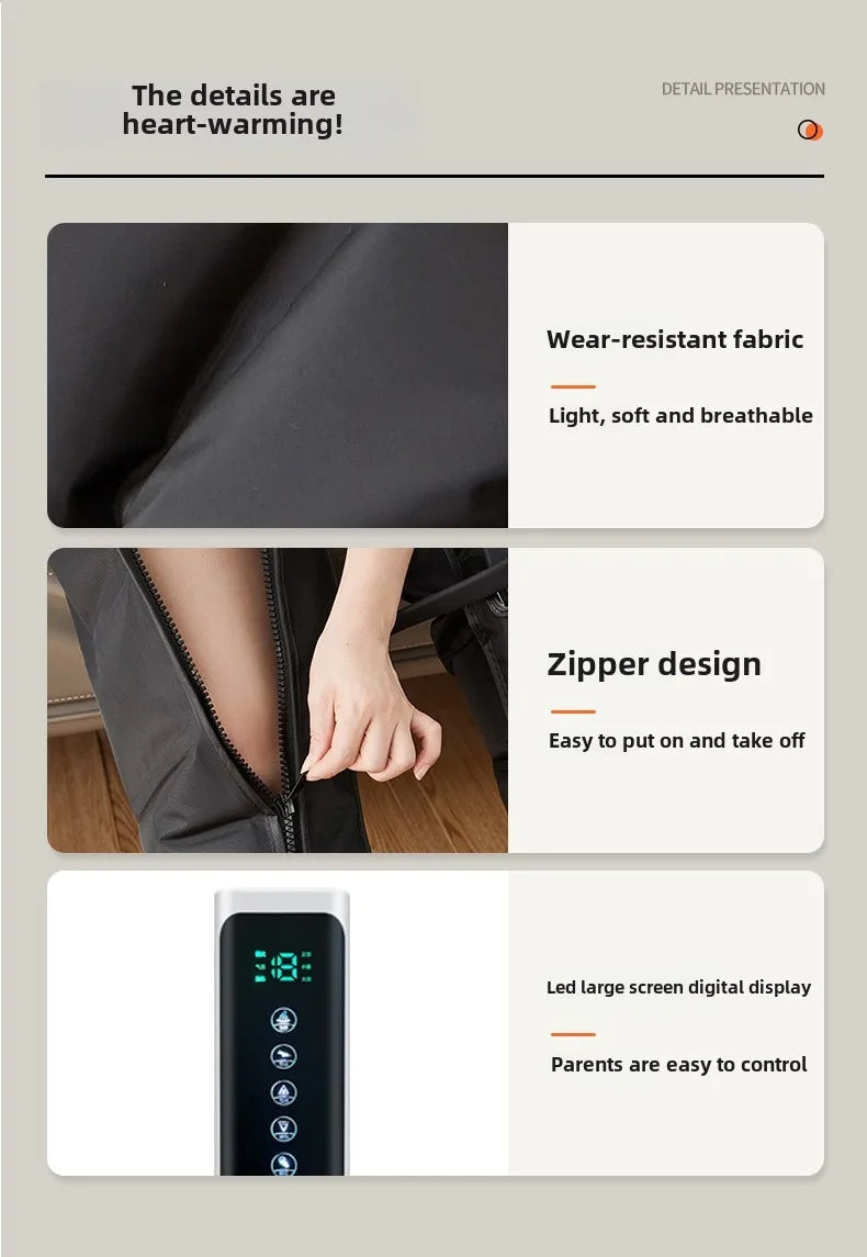 WaveX™ Electric Air Pressure Leg Massager Kneading with Remote Control