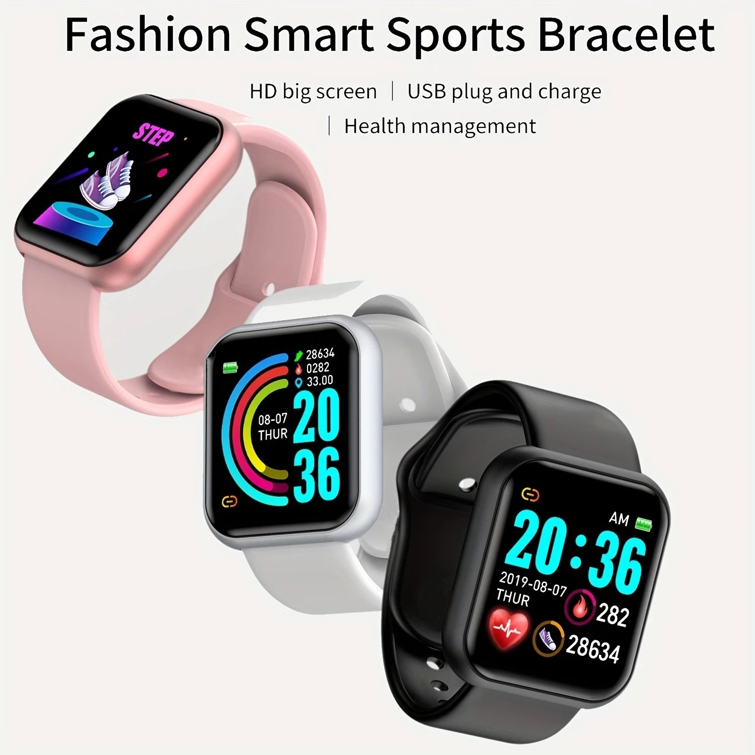 WaveX™ SyncFit Smartwatch – For Men & Women