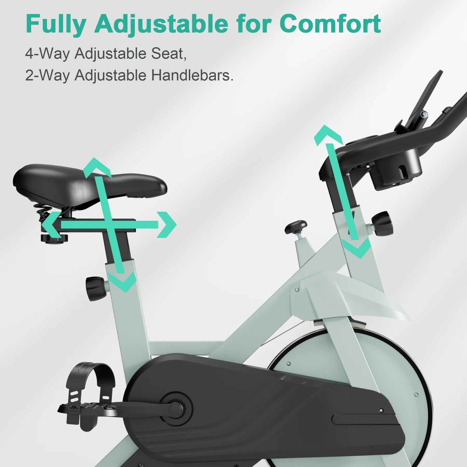 WaveX™ Superun 32-Level Magnetic Exercise Bike – Quiet Home Cycling