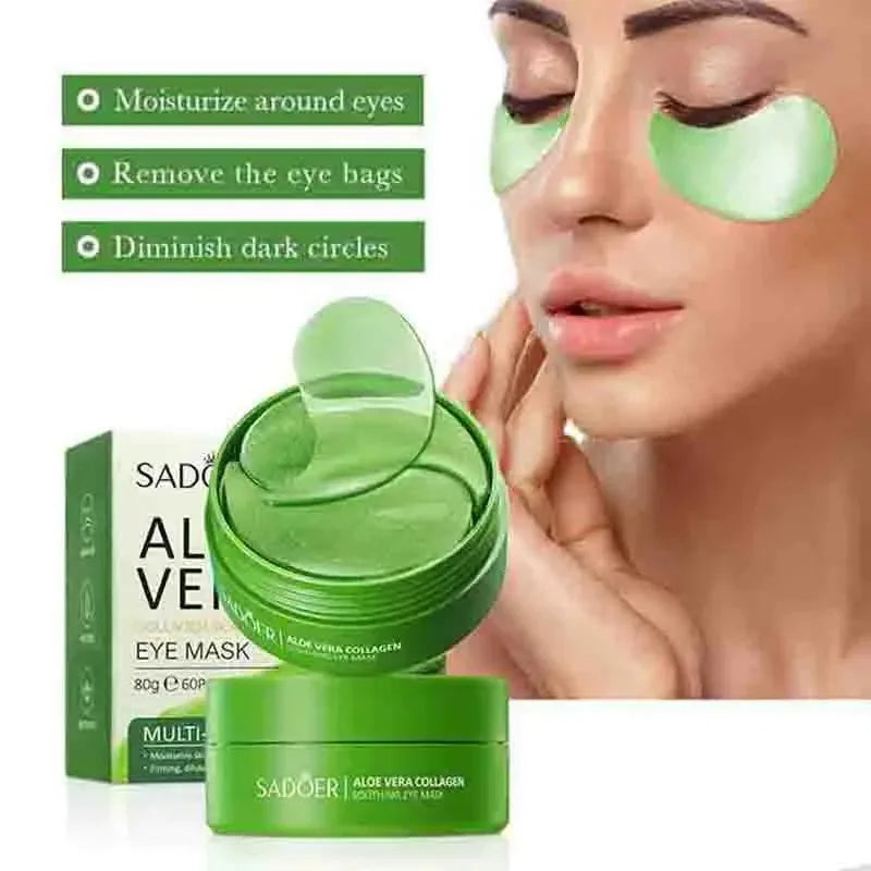WaveX™ Aloe Glow Under-Eye Gel Patches 60pcs