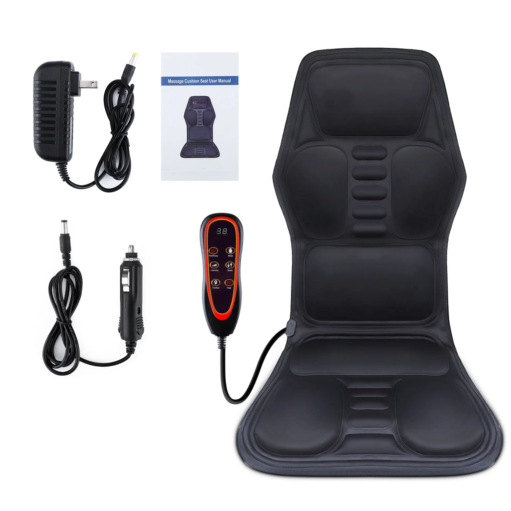WaveX™ Electric Back Massager Infrared Full-Body Massage Chair Cushion
