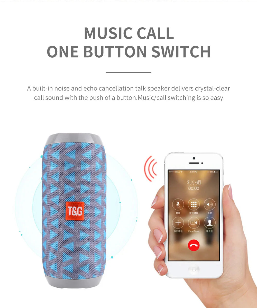 WaveX™ SplashBeat Waterproof Bluetooth Speaker