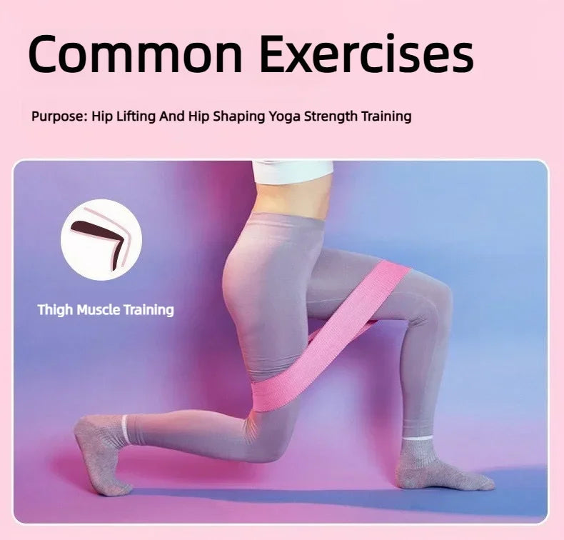 WaveX™ Fabric Booty Bands – 3-Piece Glute & Thigh Set