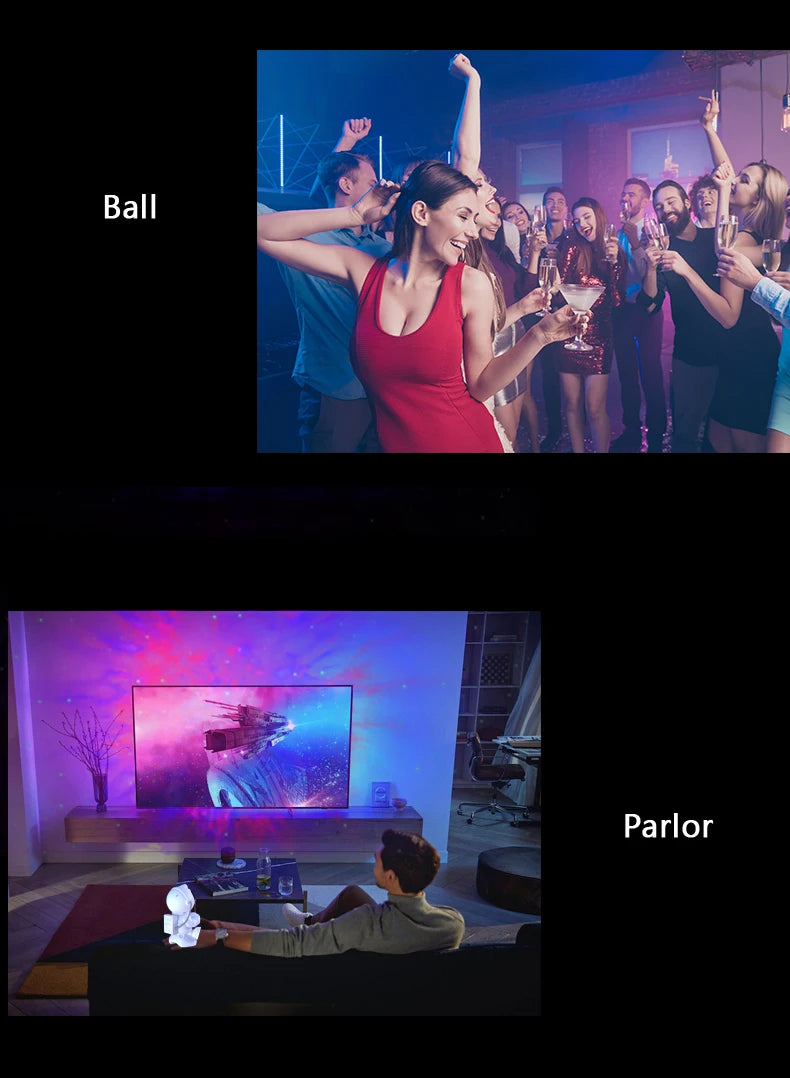 WaveX™ Astronaut LED Star Projector Night Light