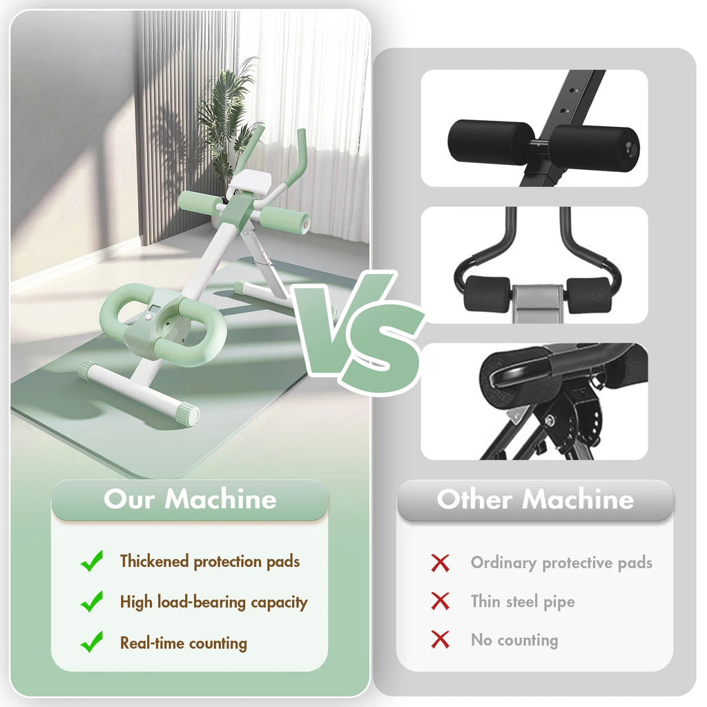 WaveX™ Ab Trainer Machine with LCD Monitor