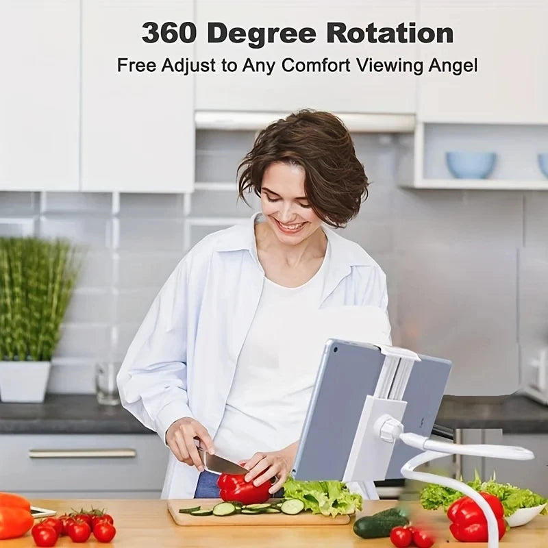 WaveX™  Lazy Bedside Desktop Live Foldable Headrest Holder For iPad Samsung Tabs