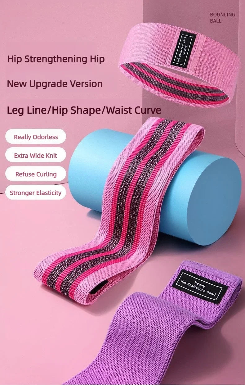 WaveX™ Fabric Booty Bands – 3-Piece Glute & Thigh Set