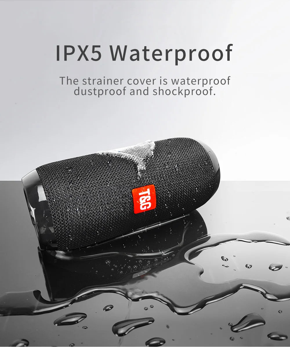 WaveX™ SplashBeat Waterproof Bluetooth Speaker