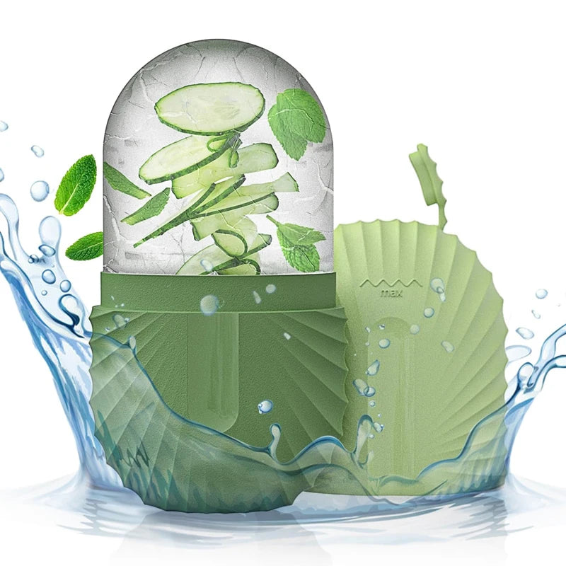 WaveX™ Ice Face Roller Ice Cube Beauty Massage Silicone Ice Mold