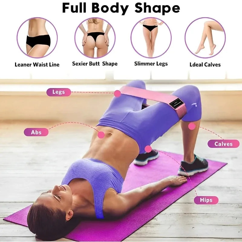 WaveX™ Fabric Booty Bands – 3-Piece Glute & Thigh Set
