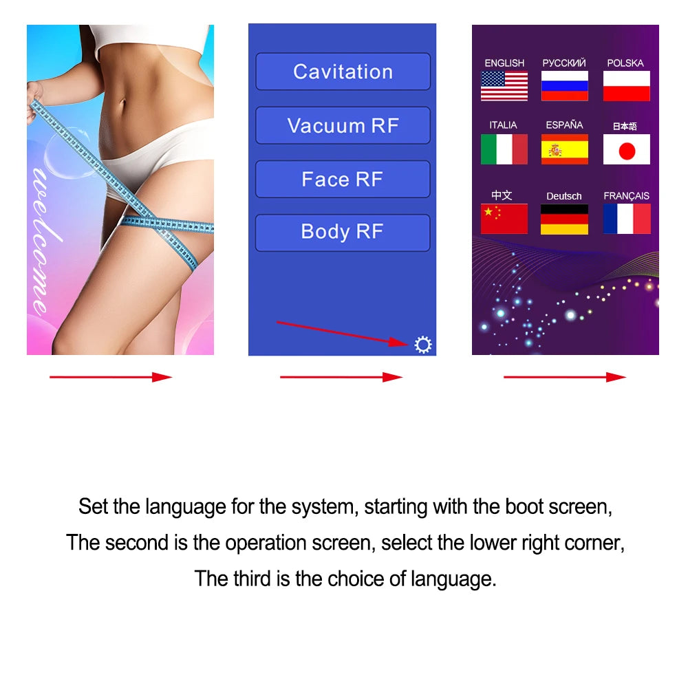 WaveX™ 4 in 1 Facial Care, Slimming Ultrasonic, and Machine Skin Tightening Lifting Device