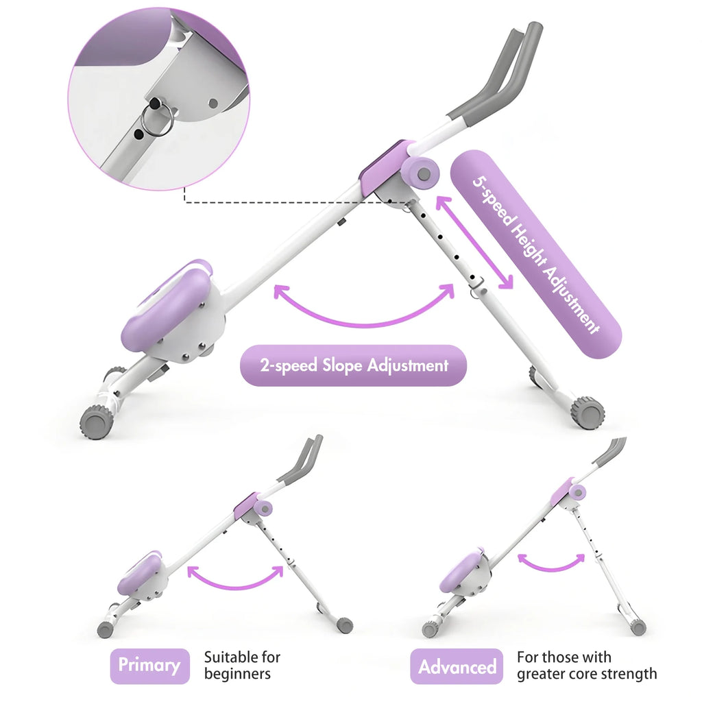 WaveX™ Ab Trainer Machine with LCD Monitor