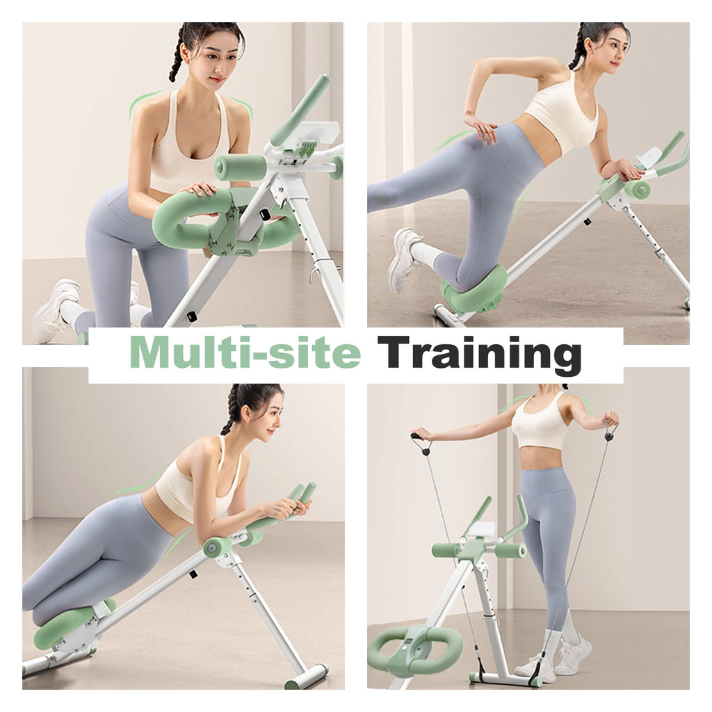 WaveX™ Ab Trainer Machine with LCD Monitor