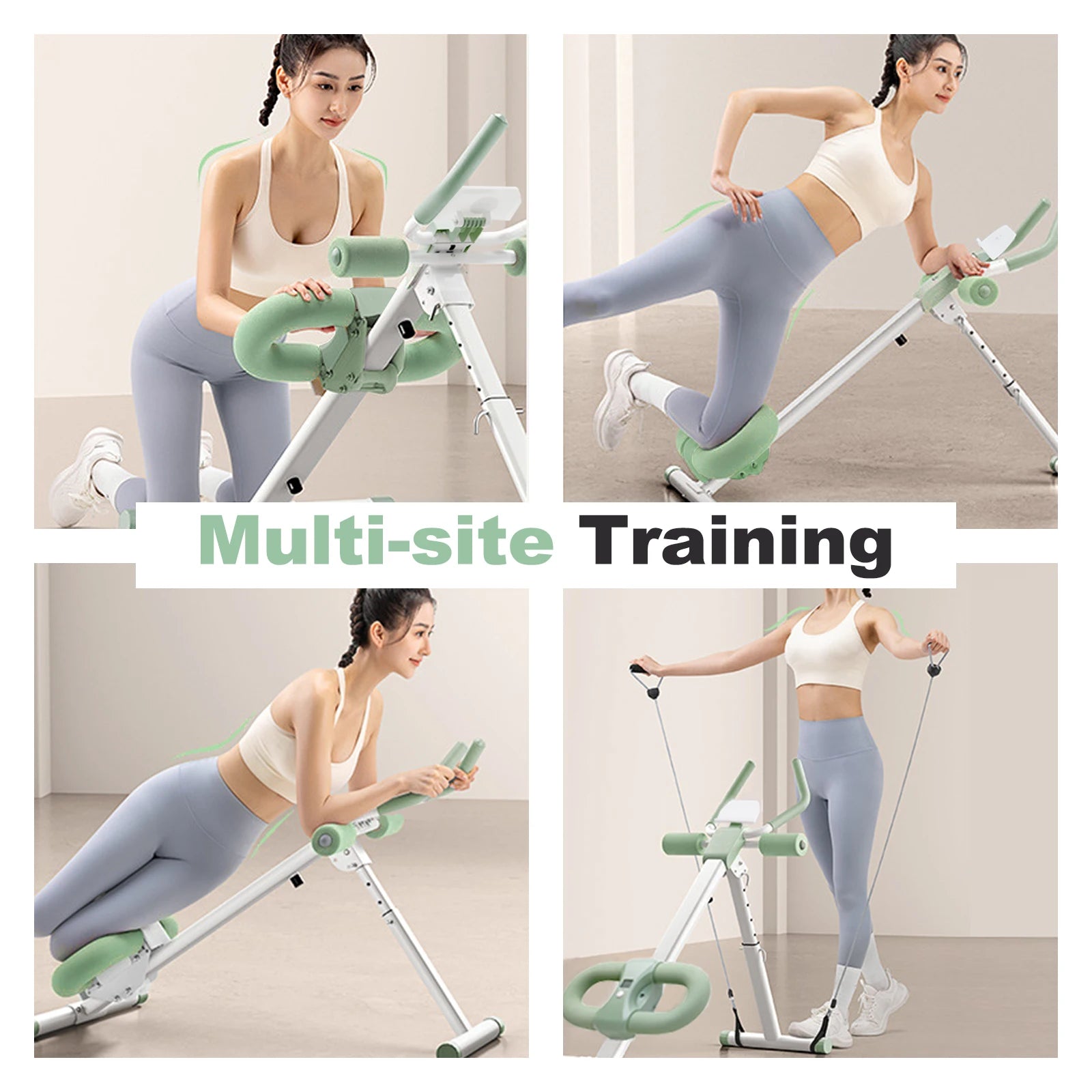WaveX™ Ab Trainer Machine with LCD Monitor