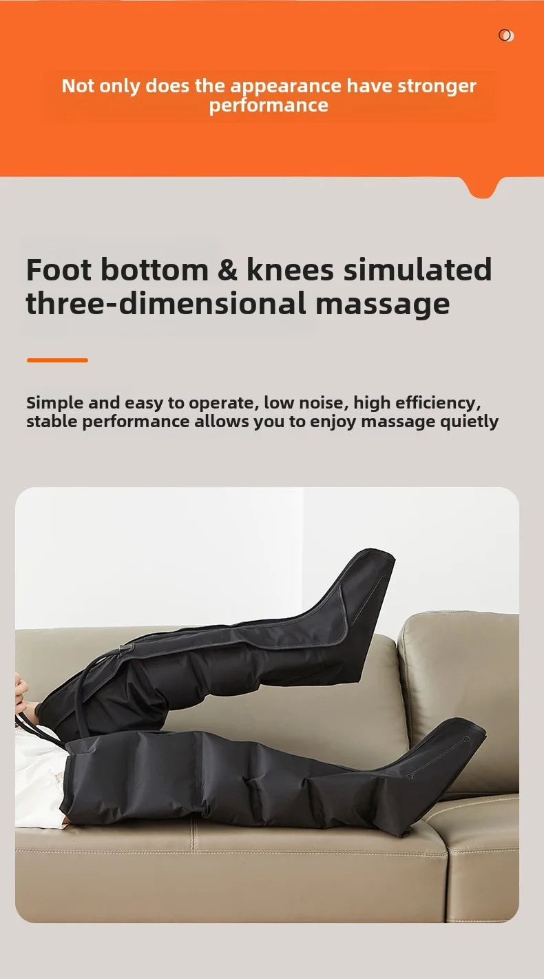 WaveX™ Electric Air Pressure Leg Massager Kneading with Remote Control