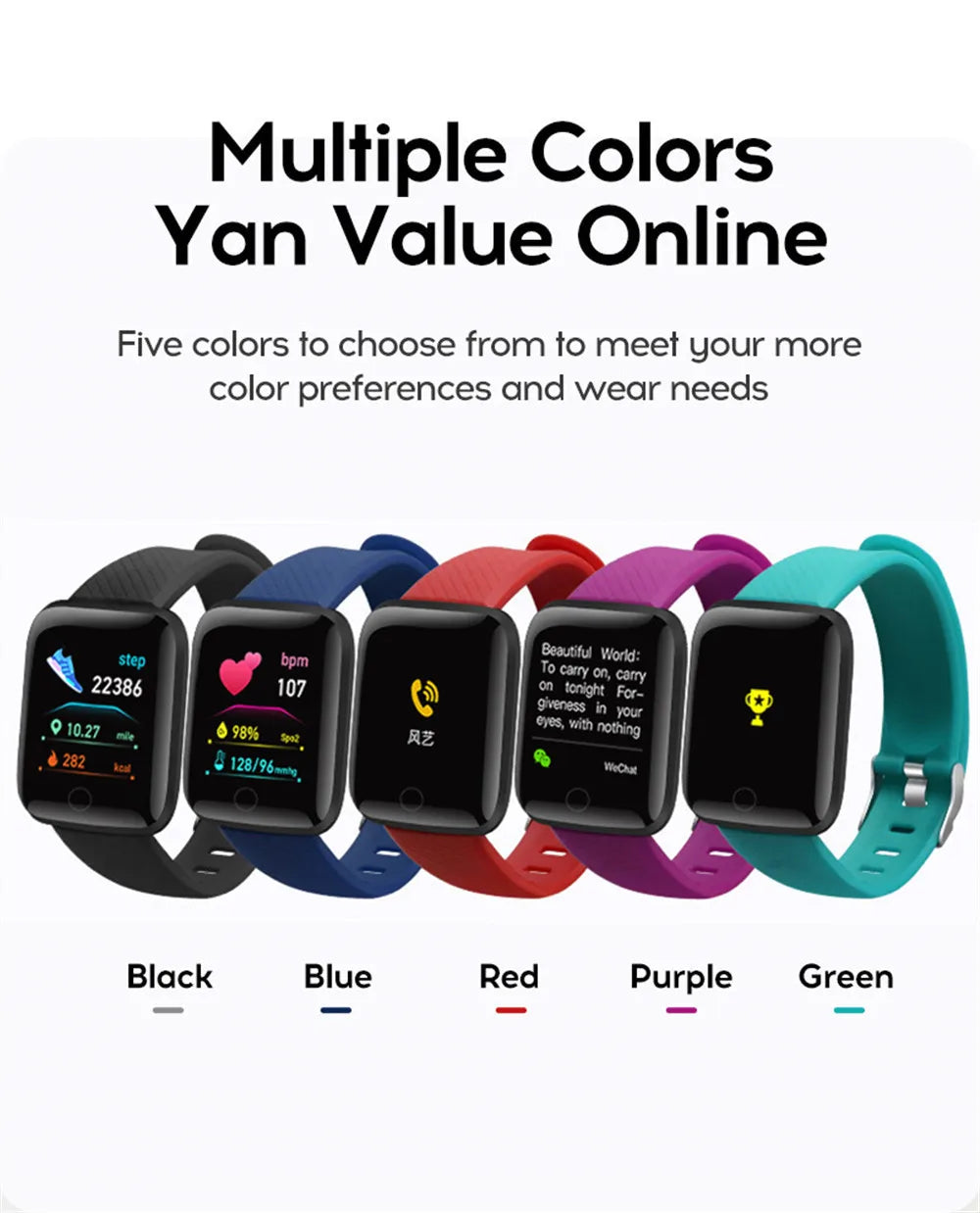 WaveX™ SyncFit Smartwatch – For Men & Women
