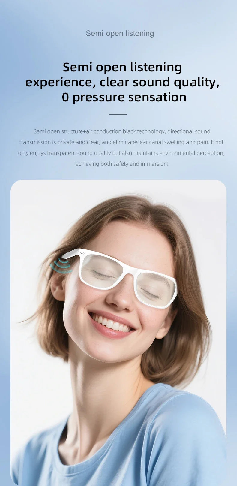 WaveX™ NovaLens Smart Glasses – Bluetooth Call & AI Sports Shades