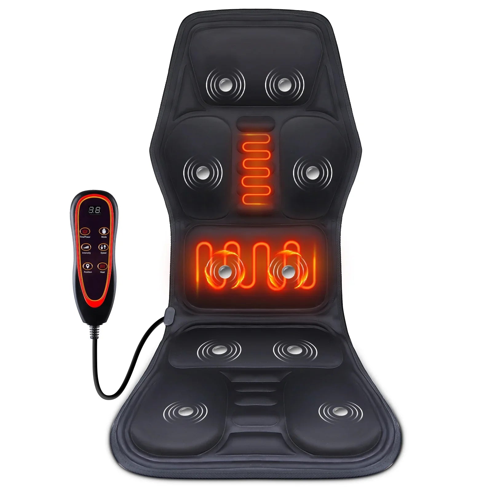 WaveX™ Electric Back Massager Infrared Full-Body Massage Chair Cushion