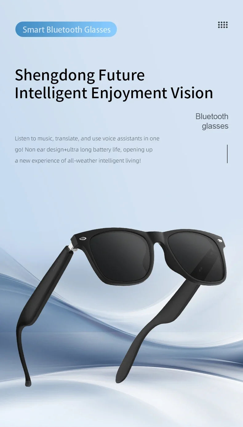 WaveX™ NovaLens Smart Glasses – Bluetooth Call & AI Sports Shades