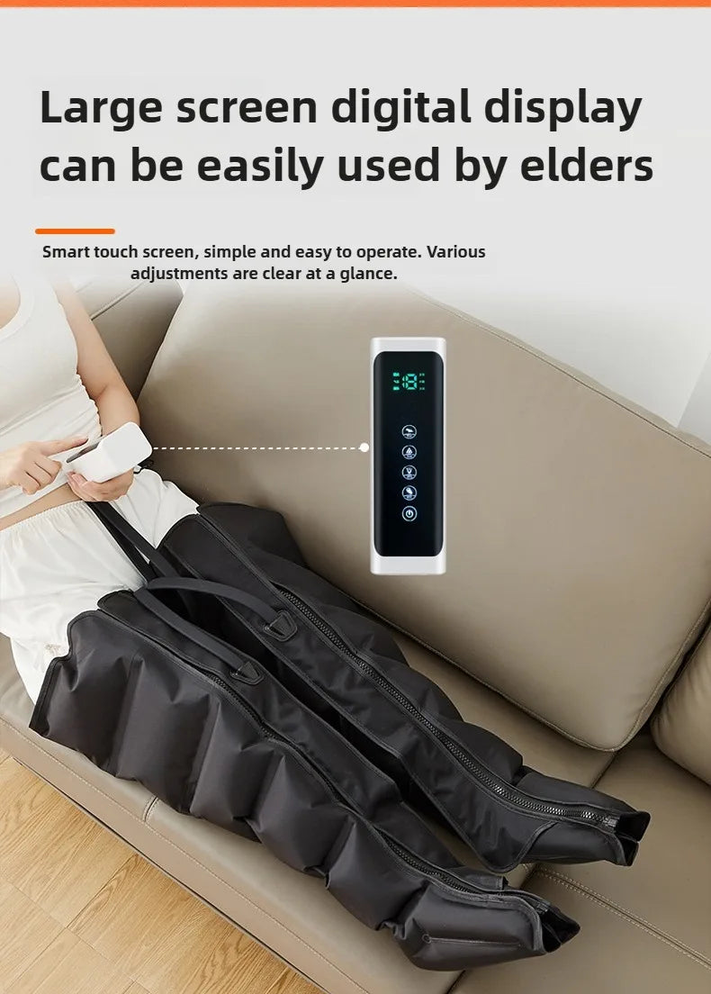 WaveX™ Electric Air Pressure Leg Massager Kneading with Remote Control