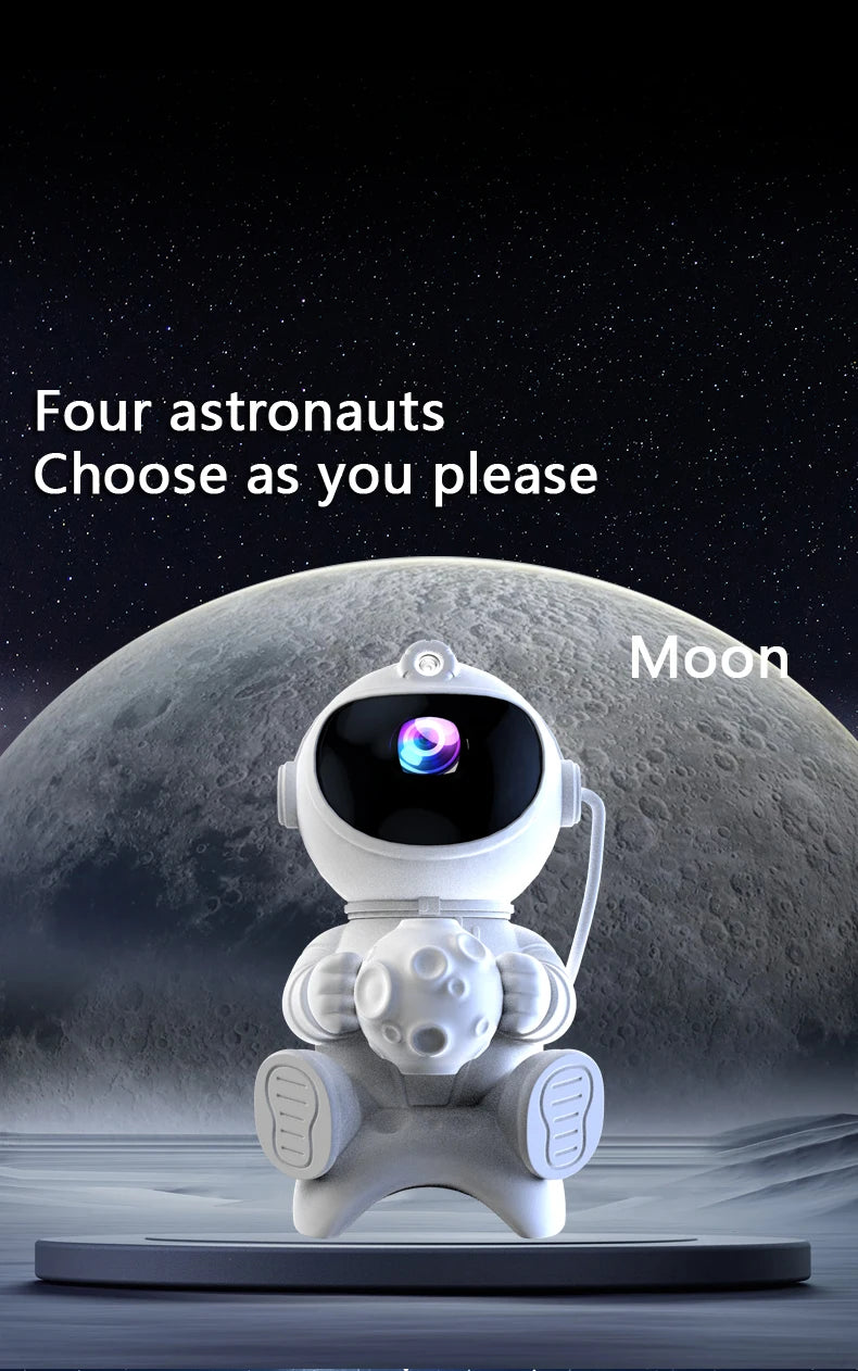 WaveX™ Astronaut LED Star Projector Night Light
