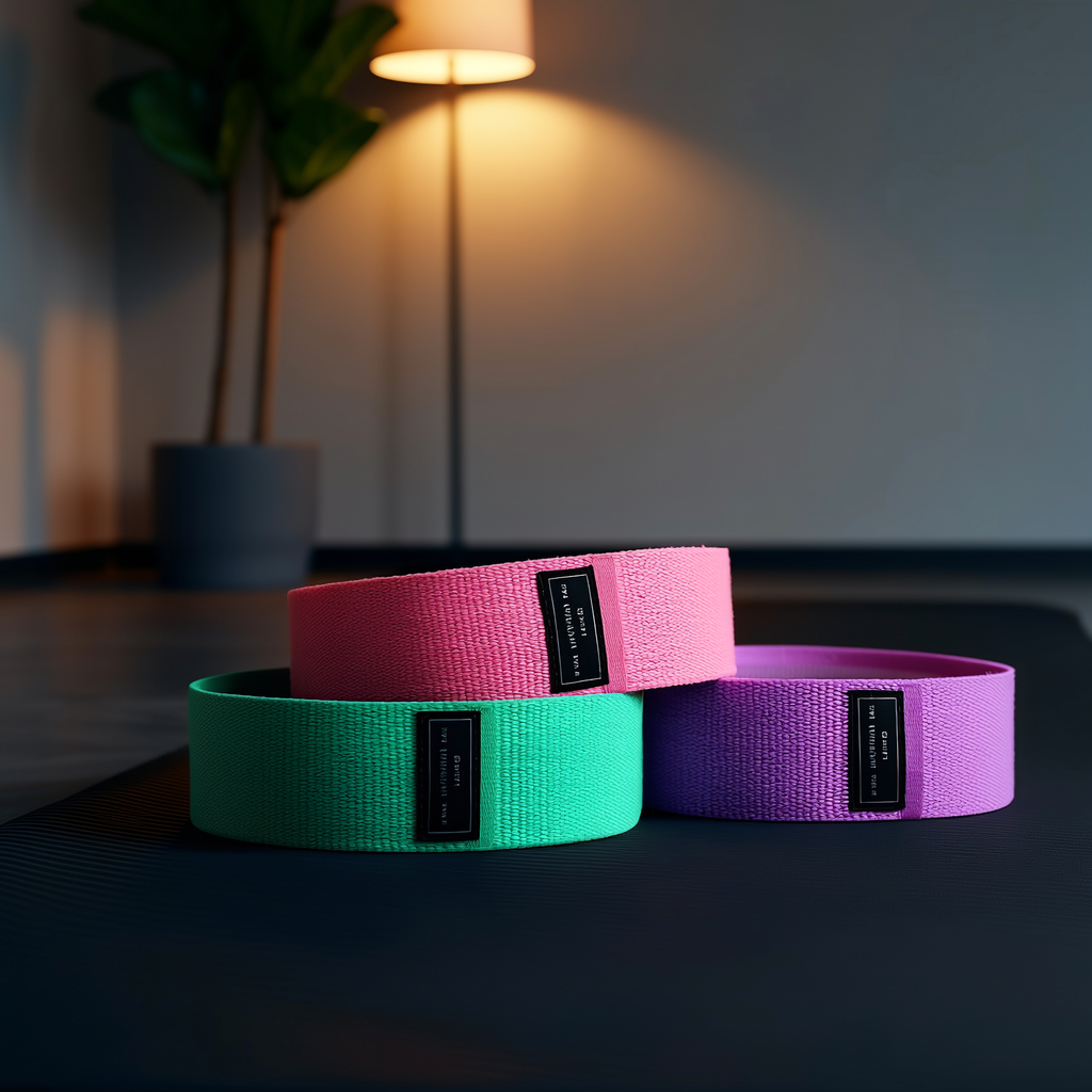 WaveX™ Fabric Booty Bands – 3-Piece Glute & Thigh Set