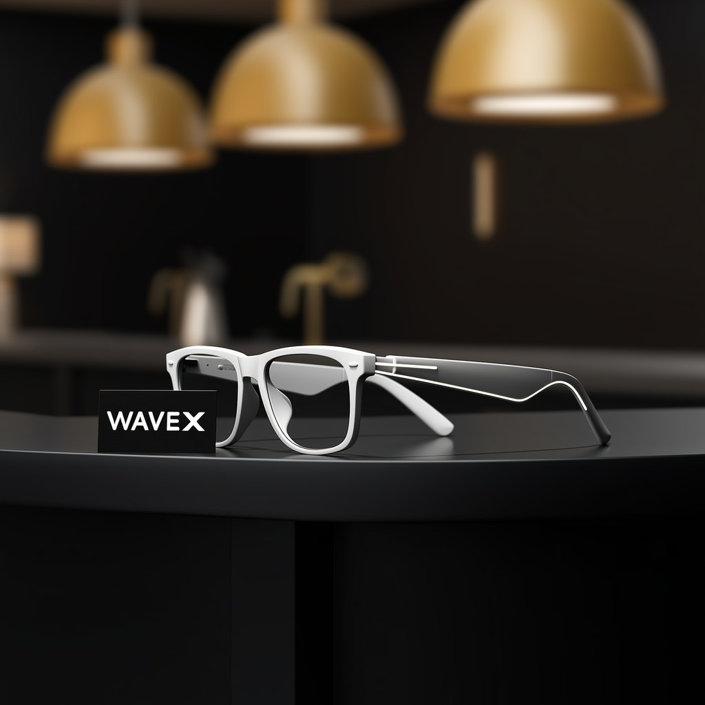 WaveX™ NovaLens Smart Glasses – Bluetooth Call & AI Sports Shades